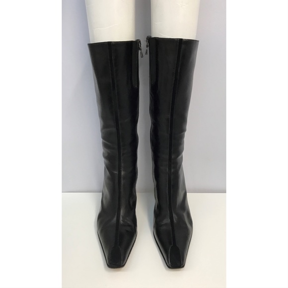 ❤️SOLD❤️ Donald Pliner Lucano Leather Boots 8 1/2 - Picture 4 of 8